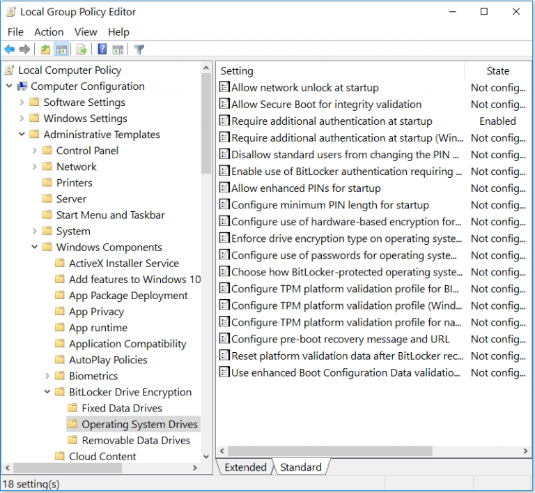 Setup Bitlocker without TPM » For Fluk3 Sake