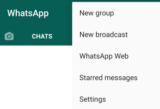 WhatsApp
Settings